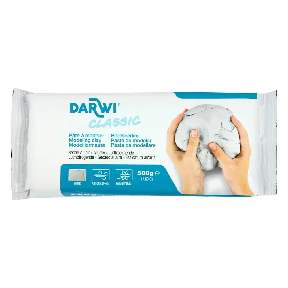 air dry modelling clay white