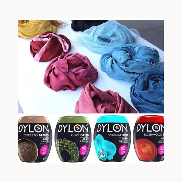 shop dylon fabric dyes to give your old linen a new look. Easy to use in washing machine.
