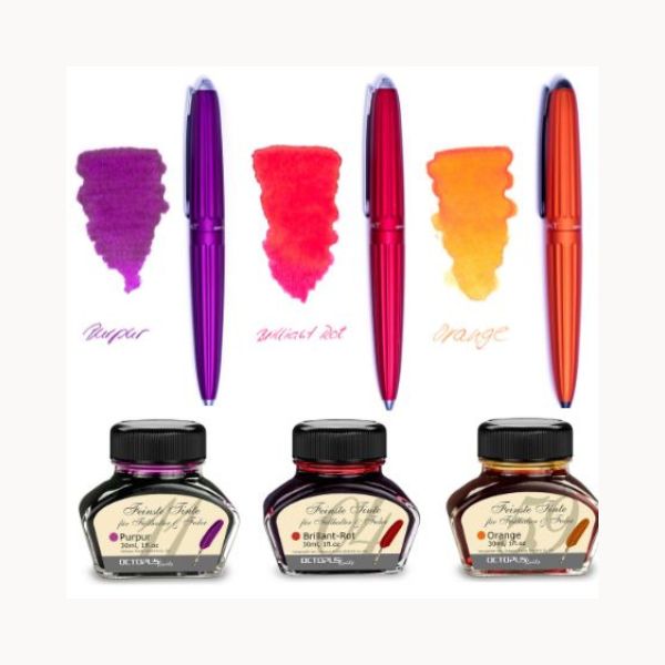 Love to write? Check out our collection of fountain ink bottle in 28 beautiful colours &amp; shades