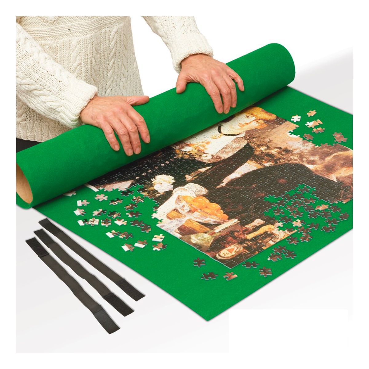 jigsaw felt roll for puzzle storage