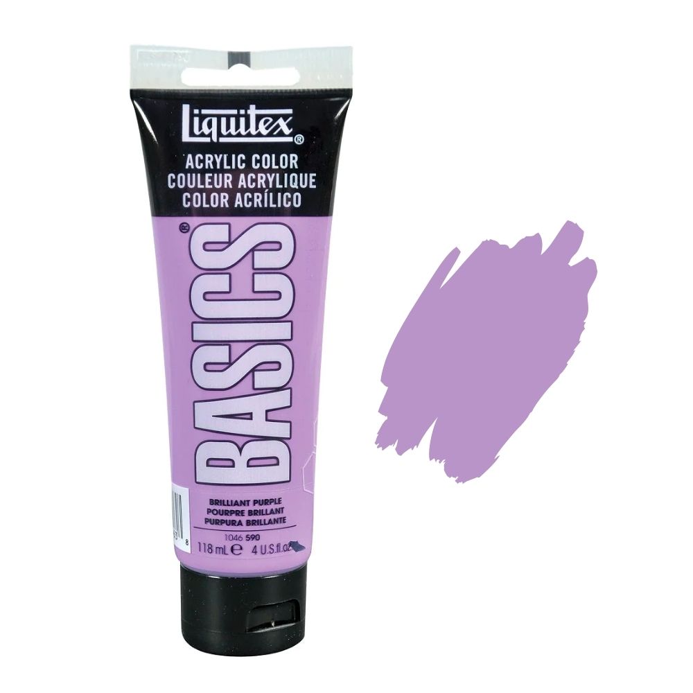Liquitex basics acrylic paint brilliant purple