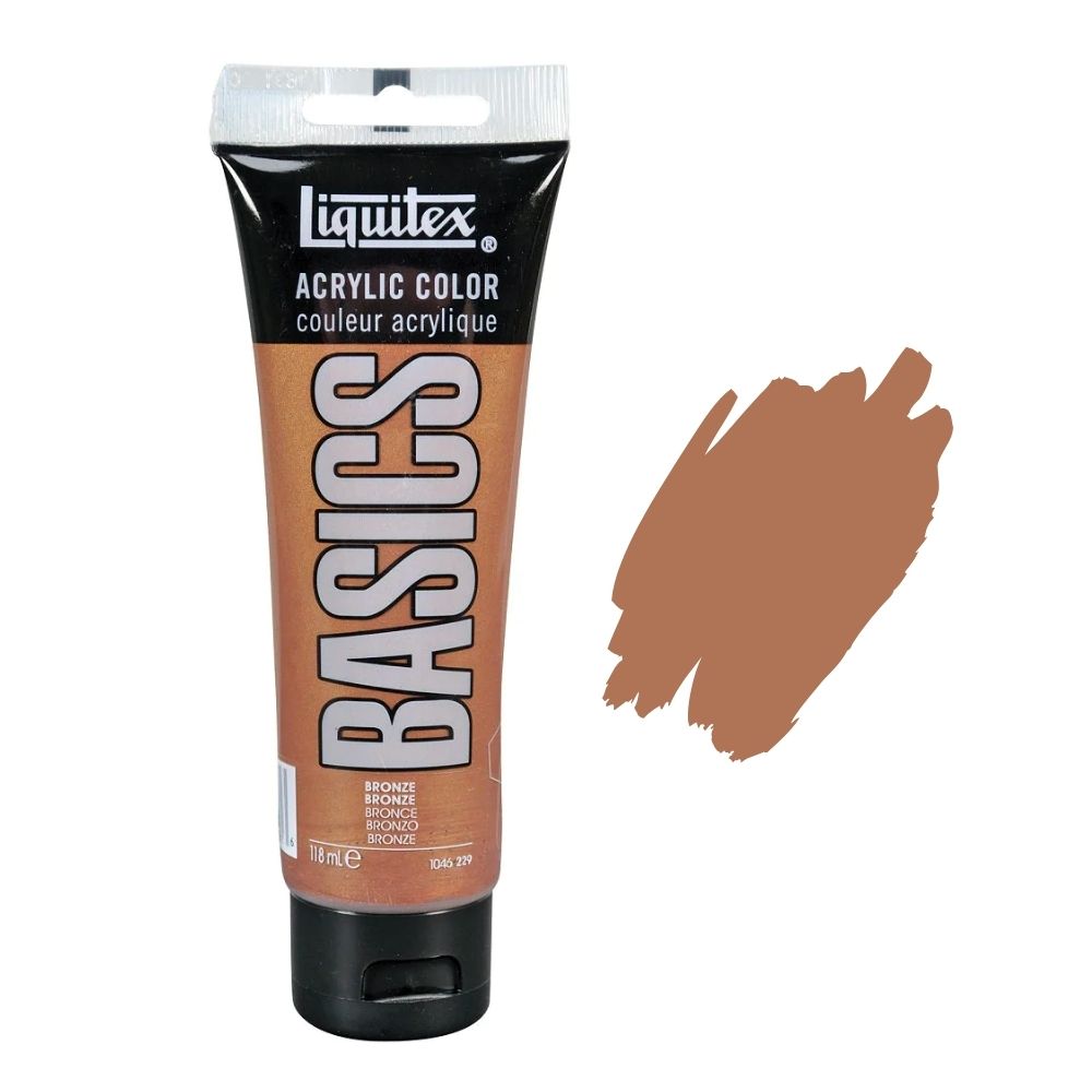 Liquitex basics acrylic paint bronze