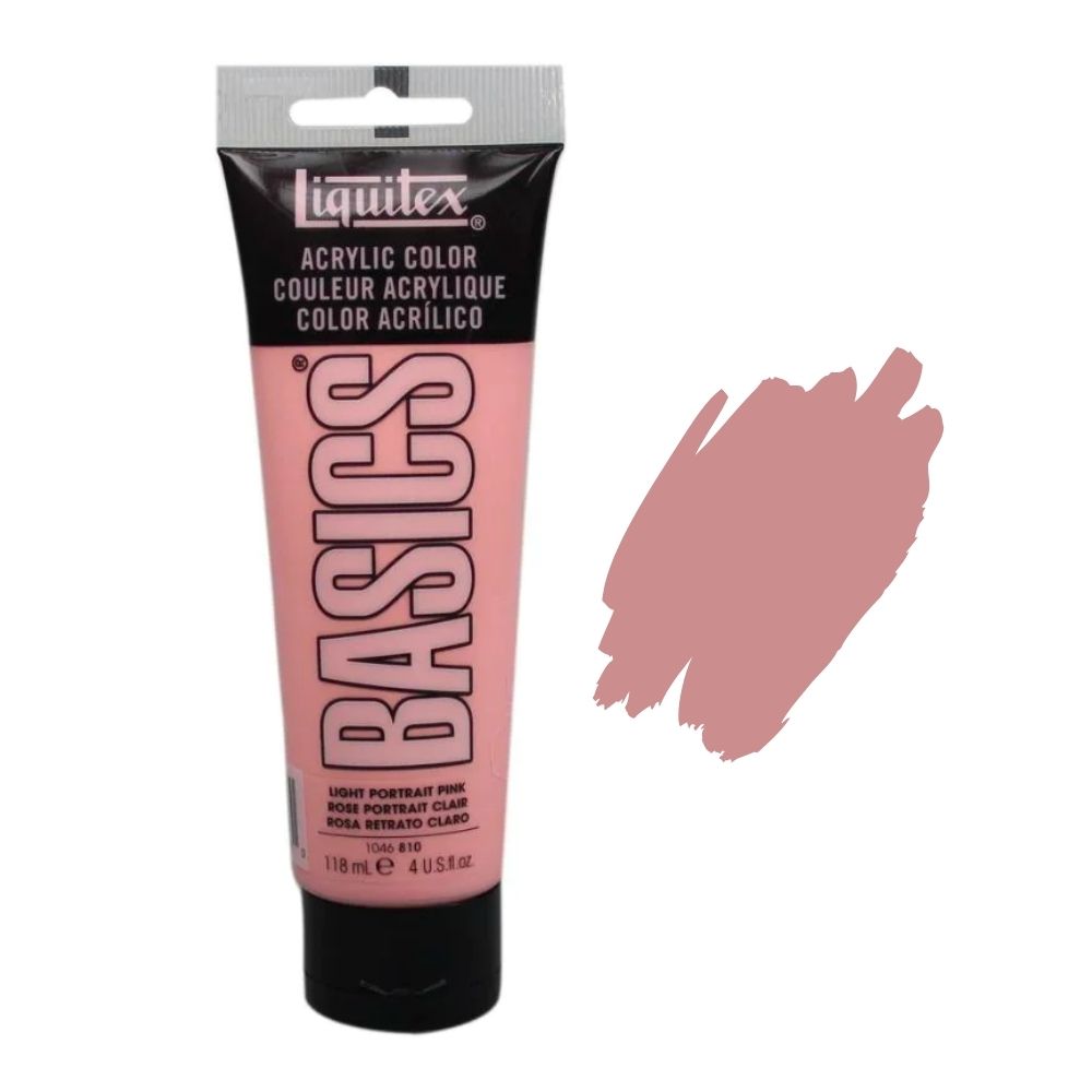 Liquitex basics acrylic paint light pink