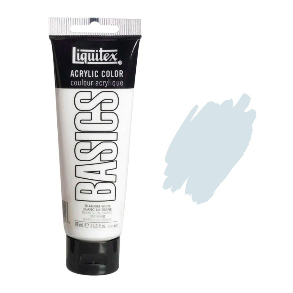 Liquitex basics acrylic paint titanium white