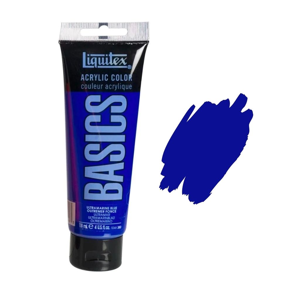 Liquitex basics acrylic paint ultramarine blue