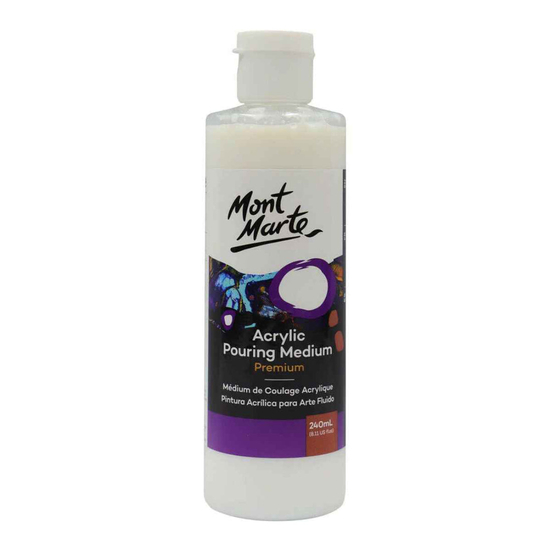 Mont Marte Acrylic Pouring Medium 240ml