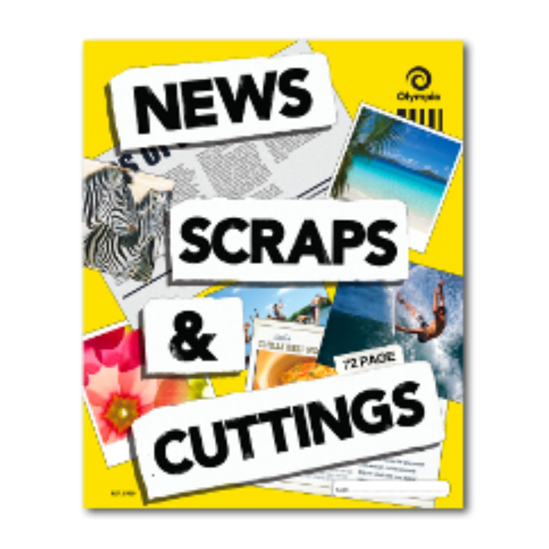 Olympic News Scraps &amp; Cutting Scrapbook