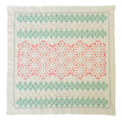 sashiko flower towel kit petunia