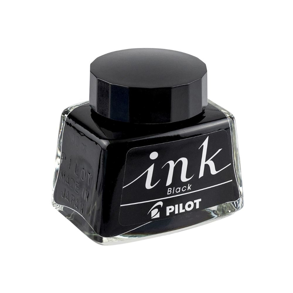 pilot black fountain pen ink bottle