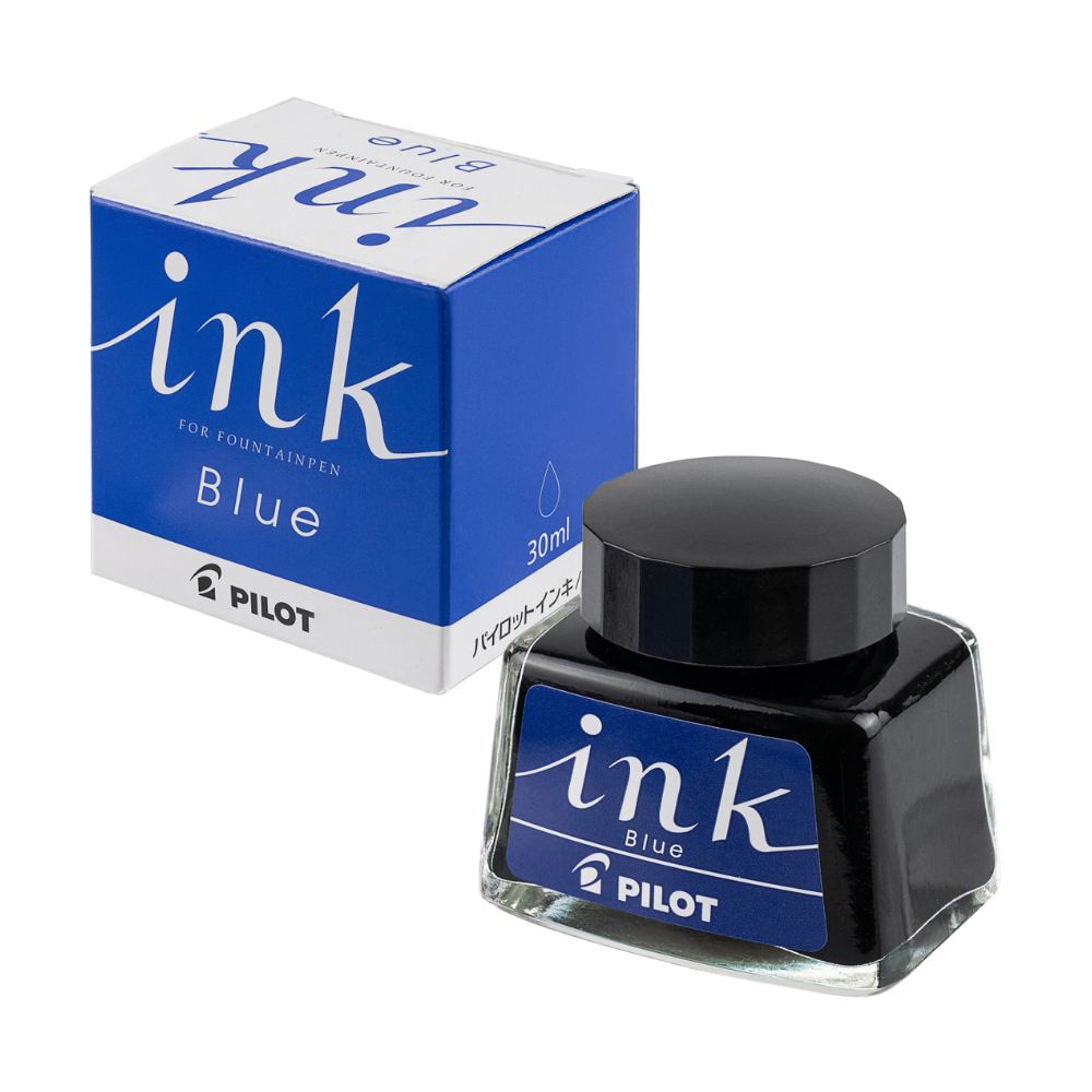 blue fountain pen ink