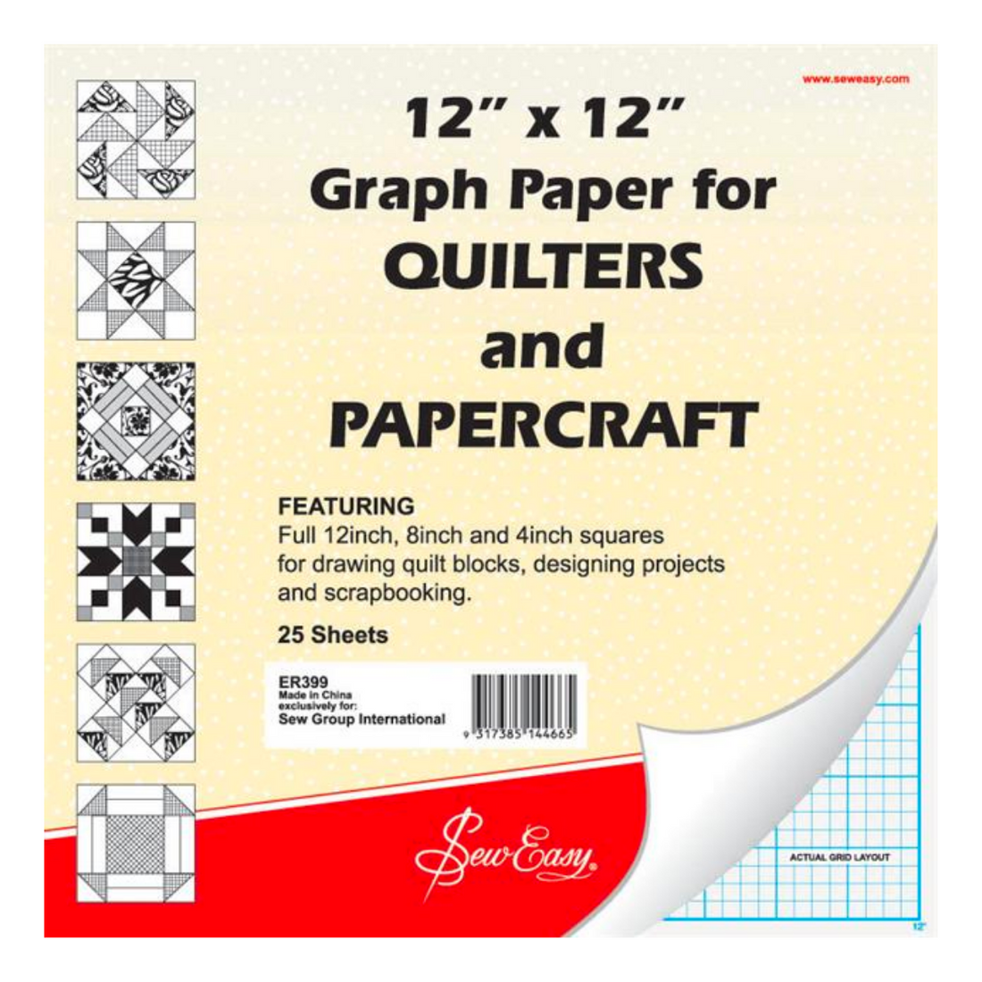 Quilters and Papercraft Graph Imperial Paper