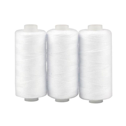 Thread String White For Level Sewing Thread Pack 500m x 3, White – Homes N Living