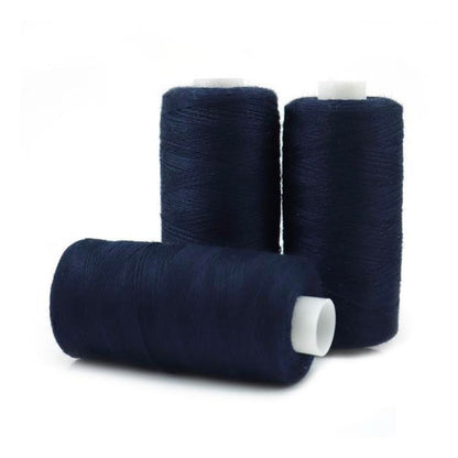 Sewing thread pack 500 x3 navy Blue