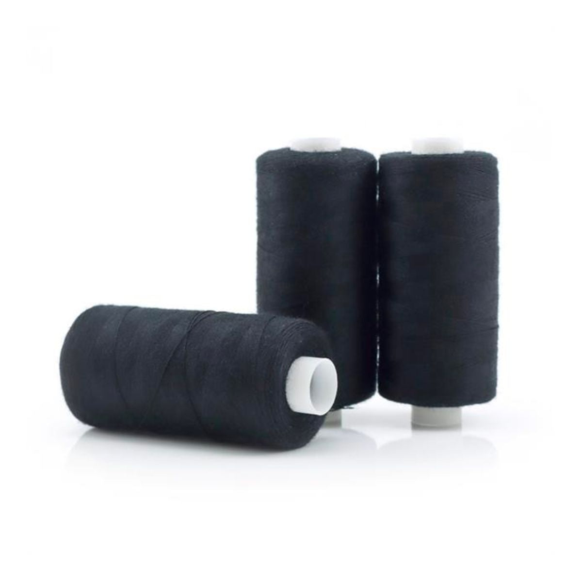 black sewing thread