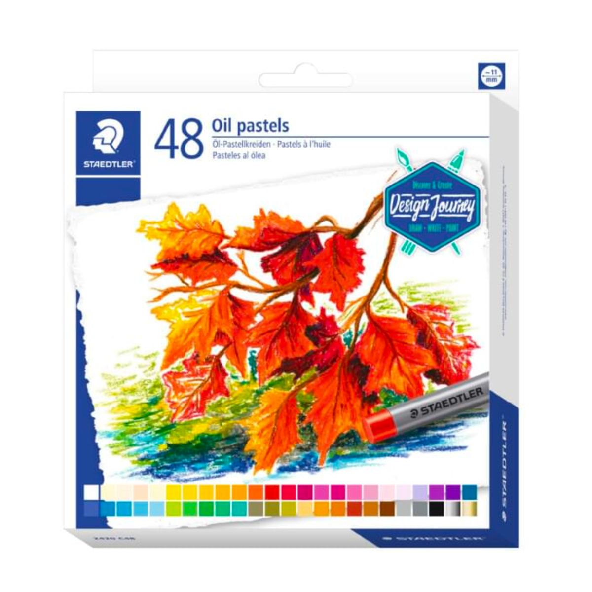 staedtler design journey oil pastels pack of 48