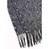 Turkish Beaded Cashmere Wool Stole, Black