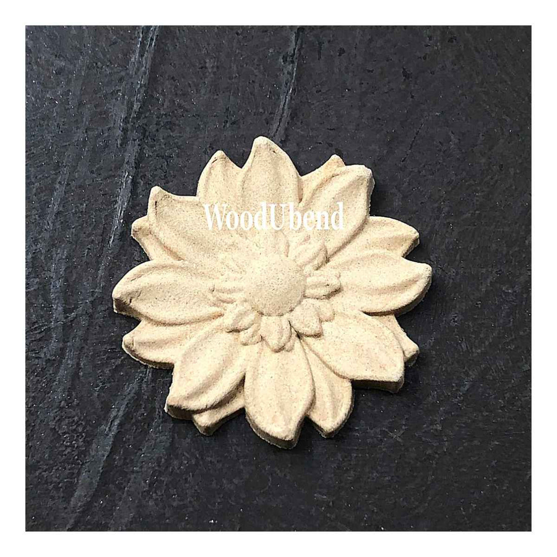 WoodUbend - Pack of Five Classic Round Petal Flowers