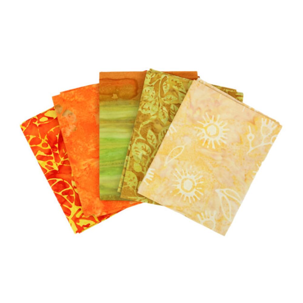 cotton batik fabric bundle