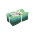 birch linen fabric fat quarter in shades of green.