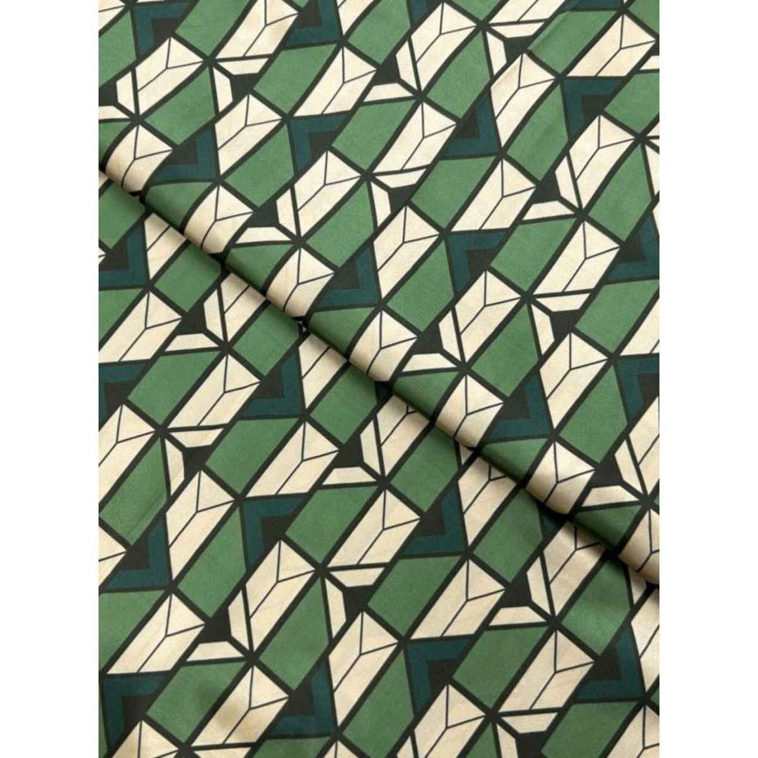 bright green shamoz silk fabric