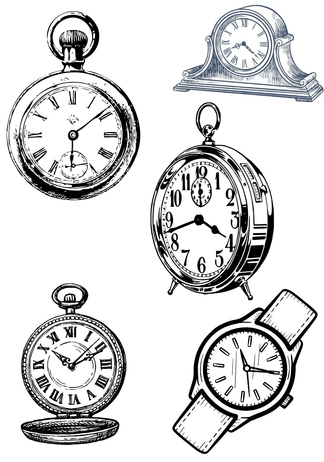 clocks digital download