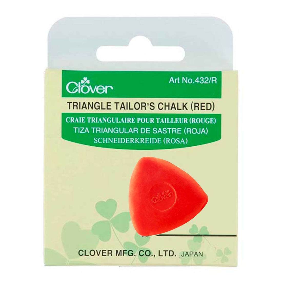 clover triangle tailors chalk red