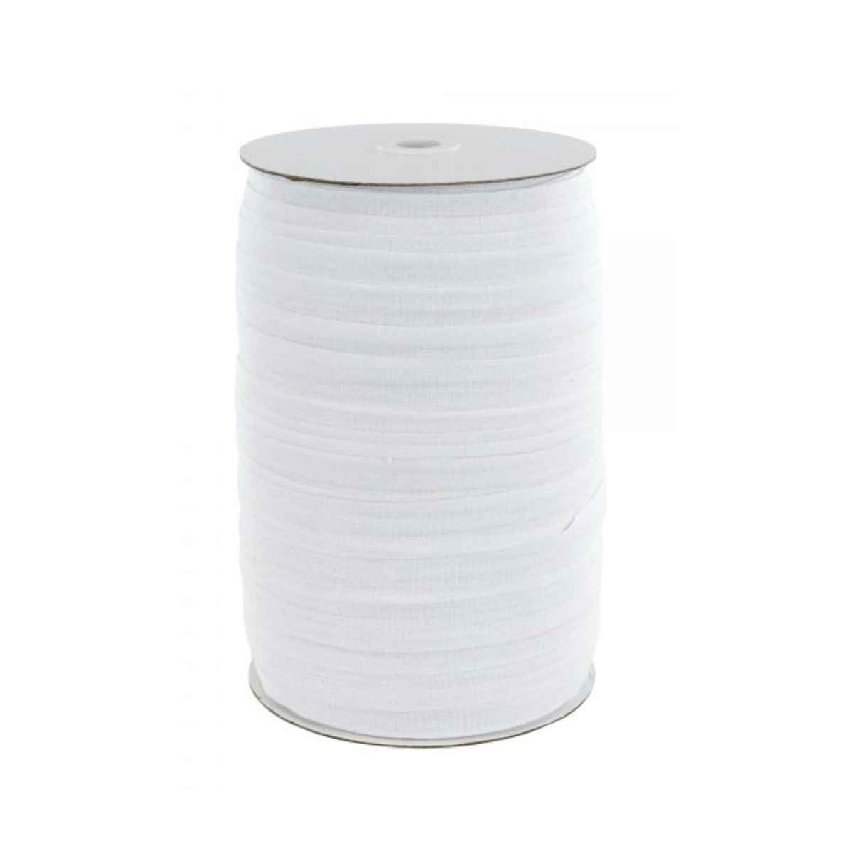 Cotton Tape Bulk Roll 6mm x 1000m - White