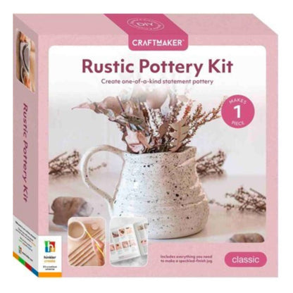 Craft Maker Rustic Pottery Kit By Hinkler