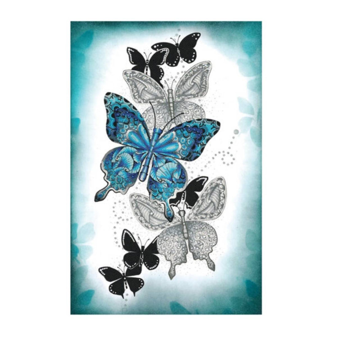 diamond dotz painting kit, butterfly trail