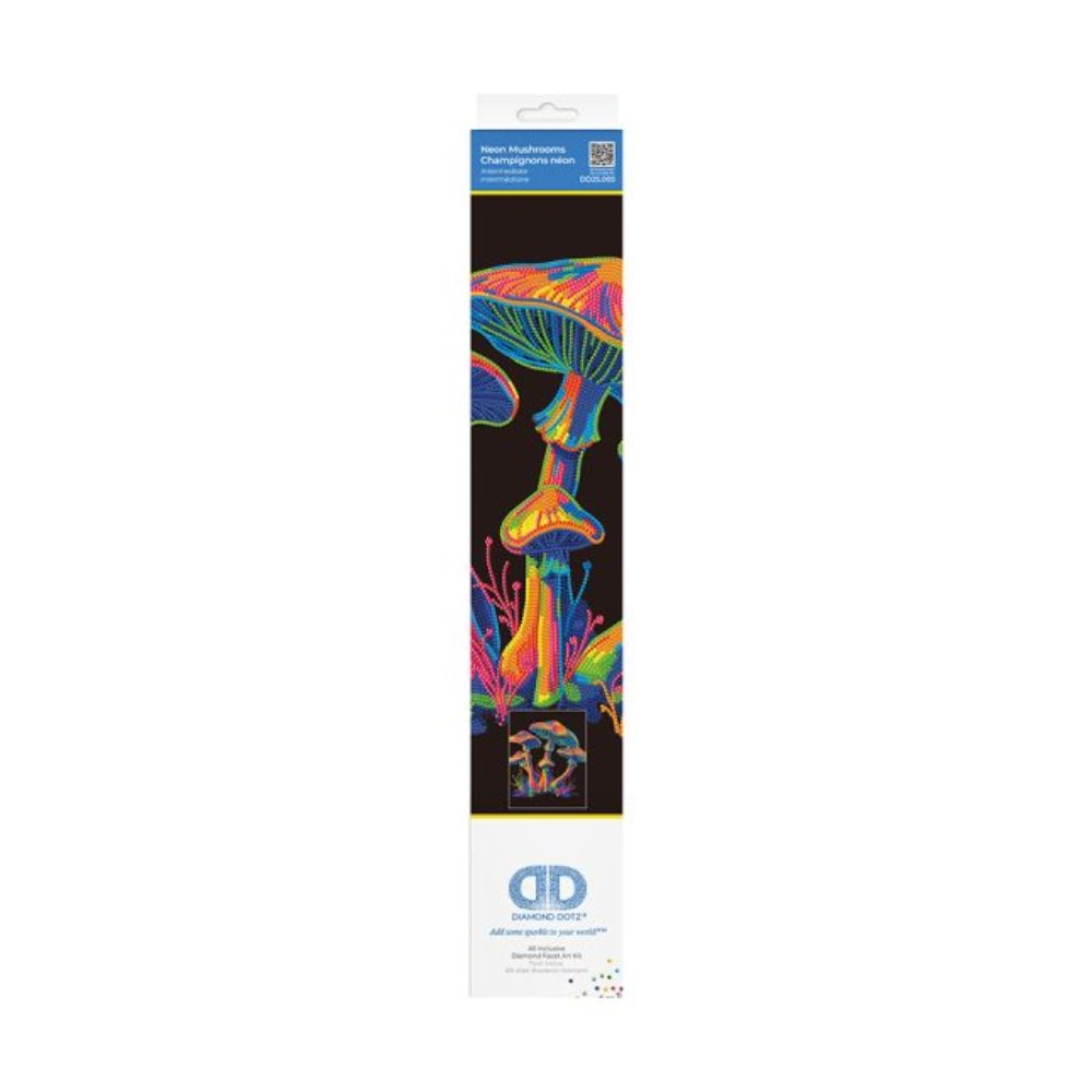 diamond dotz neon mushrooms