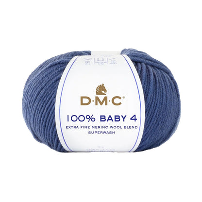 dark blue dmc baby 4 yarn for sewing