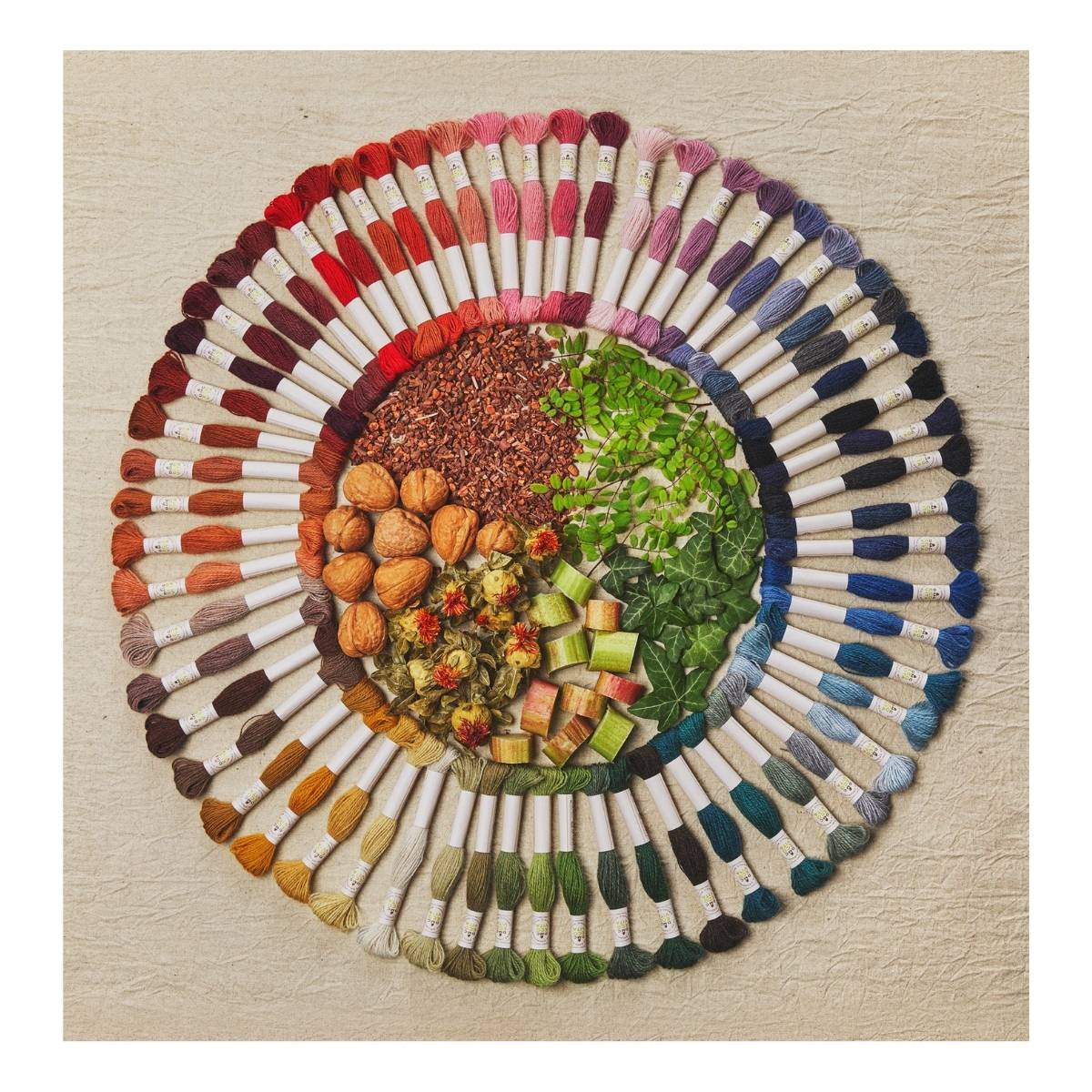 DMC embroidery thread, naturally dyed