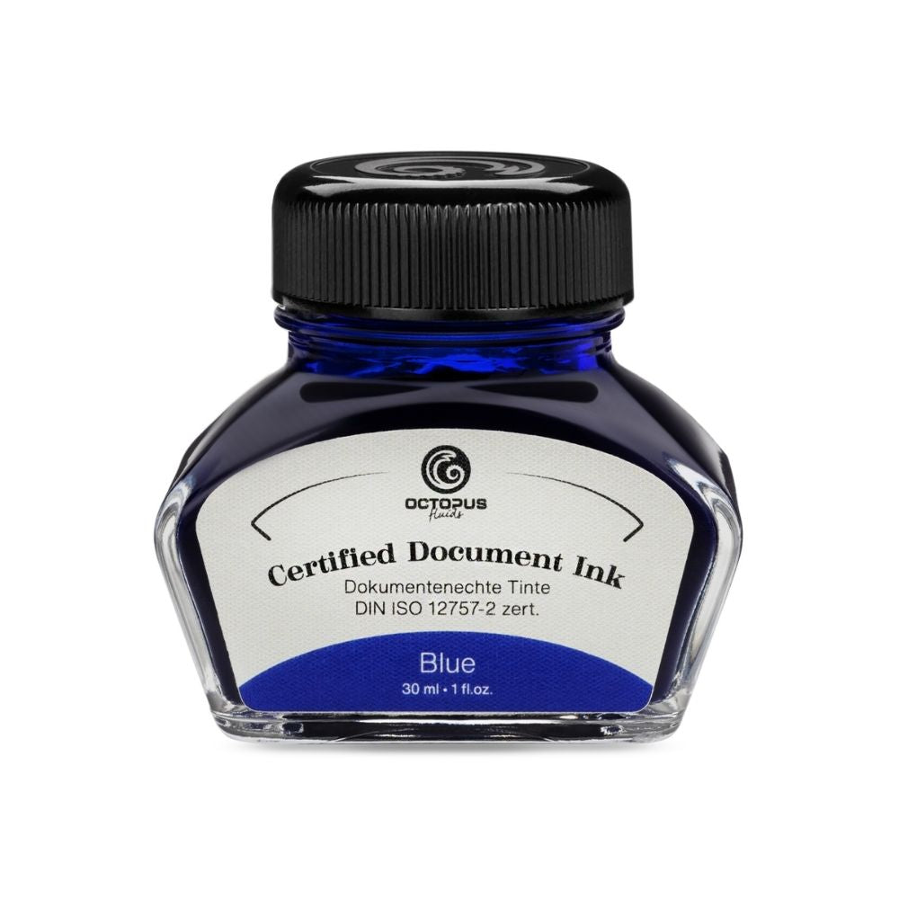 blue fountain pen ink