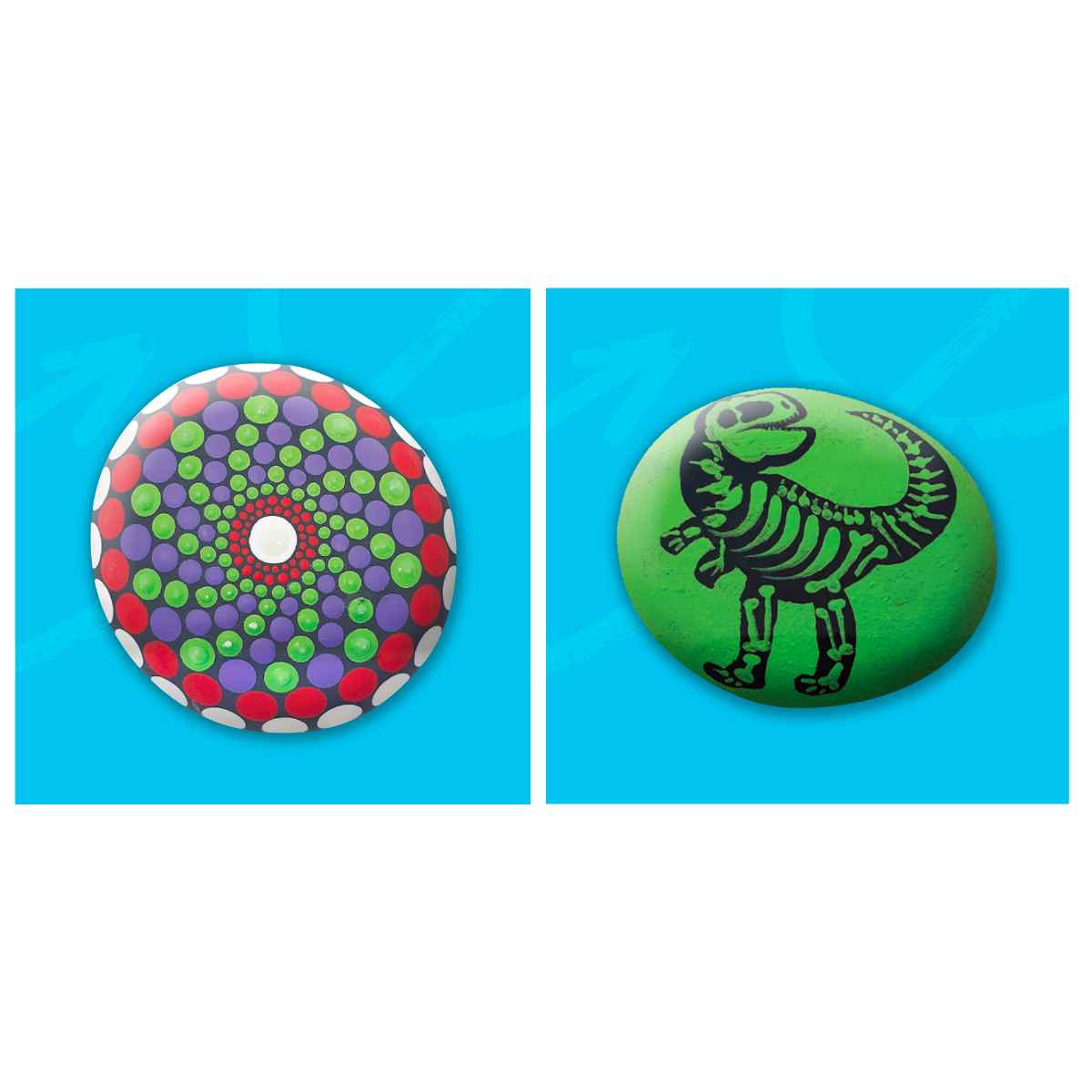 Glow In The Dark Rock Painting Art Kit