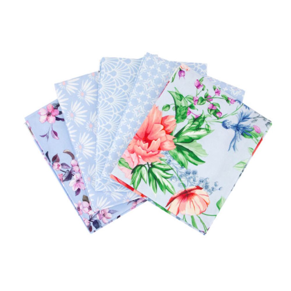 fabric bundle of 5 cotton, quilting