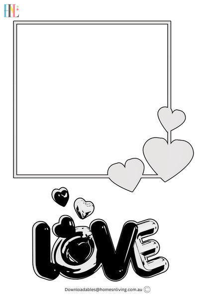Bubble Love, Heart Frame