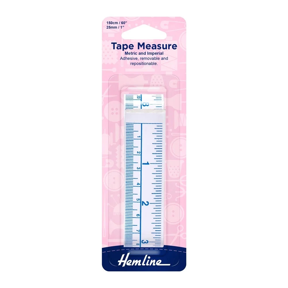 ADHESIVE MEASURING TAPE 150CM FOR FABRICS
