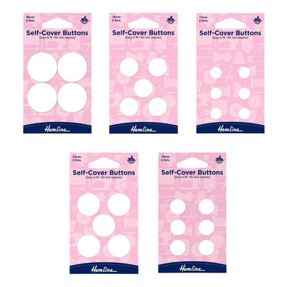 hemline self cover buttons nylon