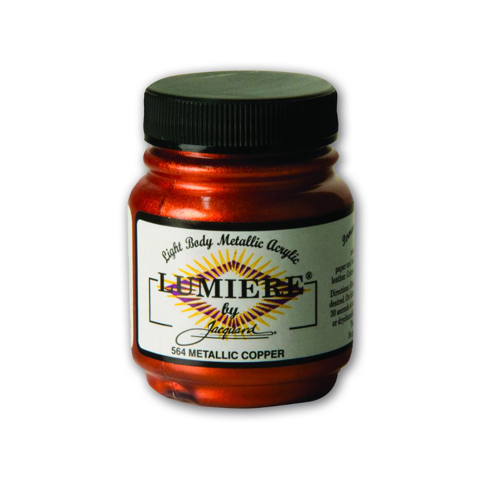 Jacquard Lumiere Metallic Copper Acrylic Paint