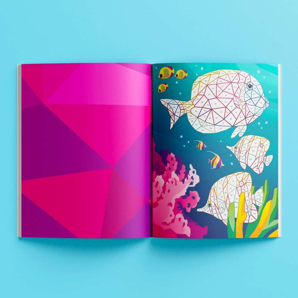 sticker art mosaic book