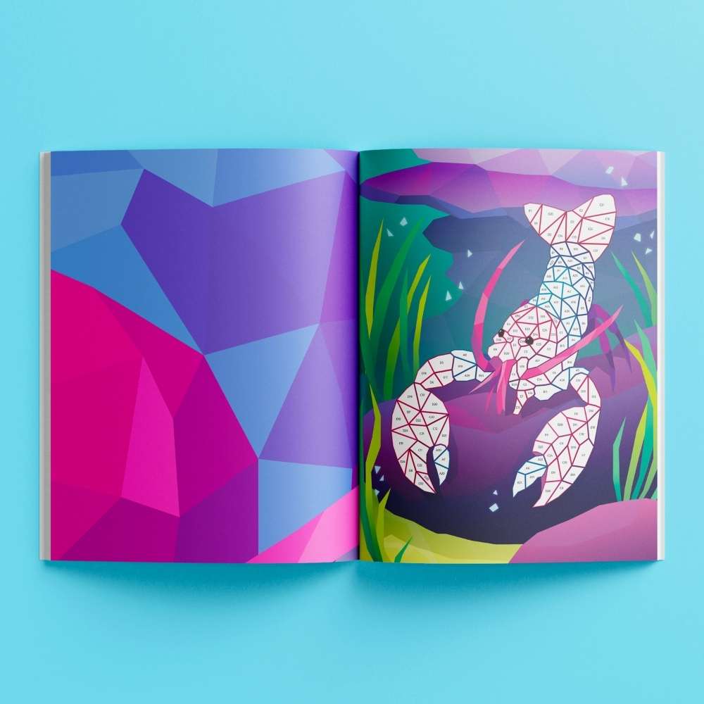 hinkler mosaic art sticker book