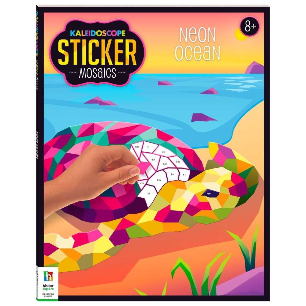 kaleidoscope sticker mosaic book