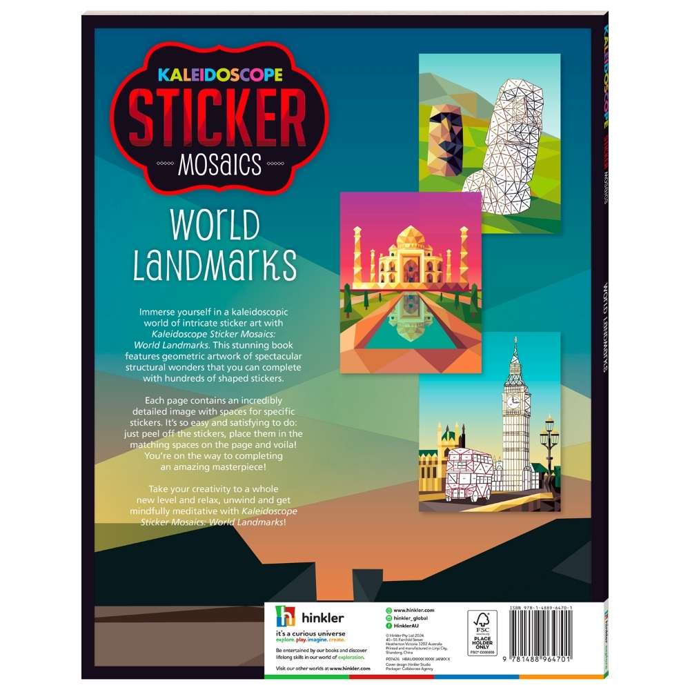 sticker art mosaic activity book
