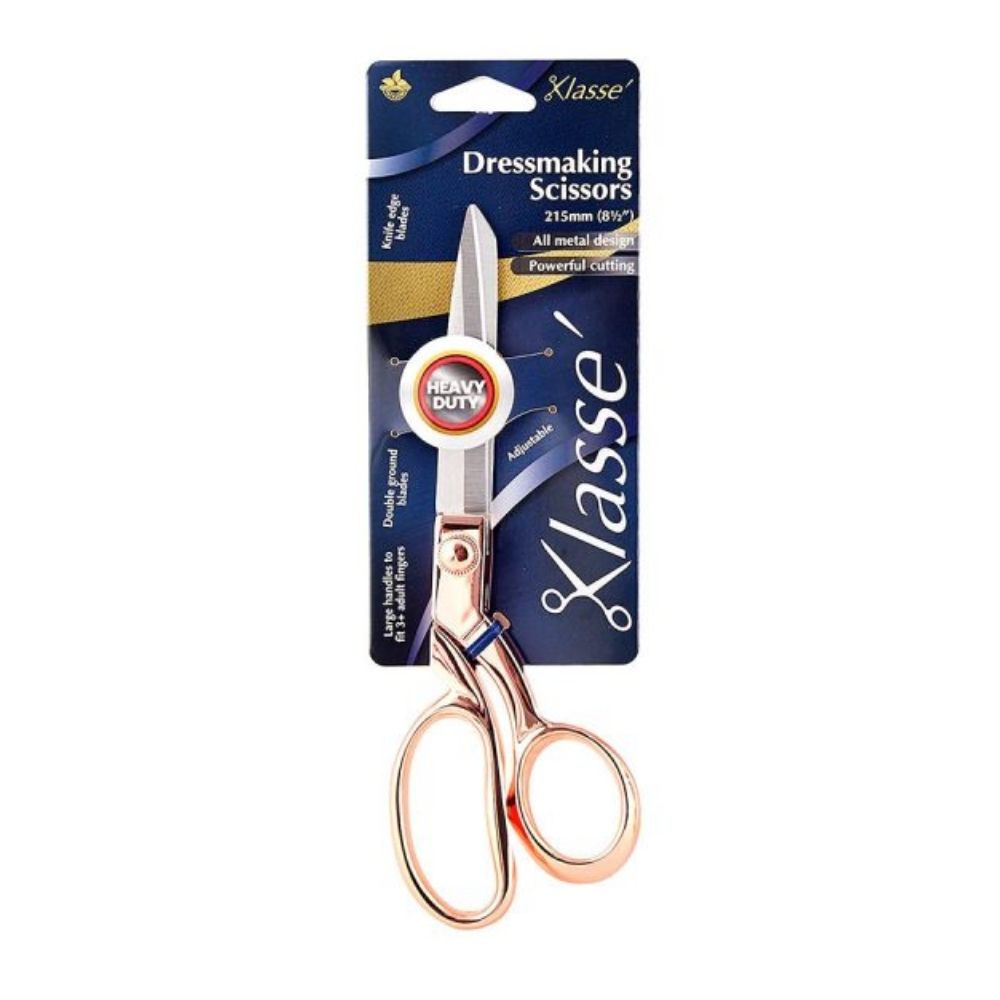klasse rose gold fabric scissors