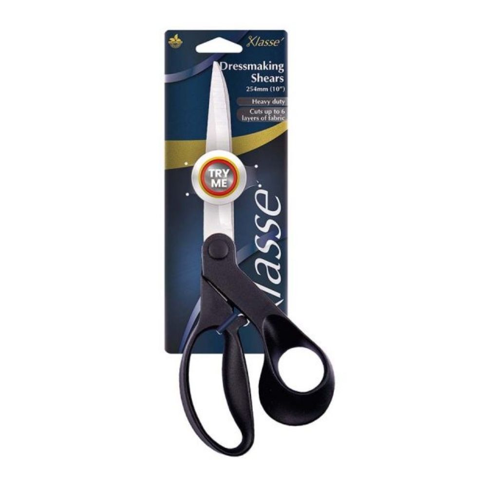 dressmaking scissors with black handle
