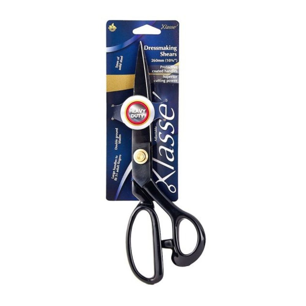 black metal fabric scissors