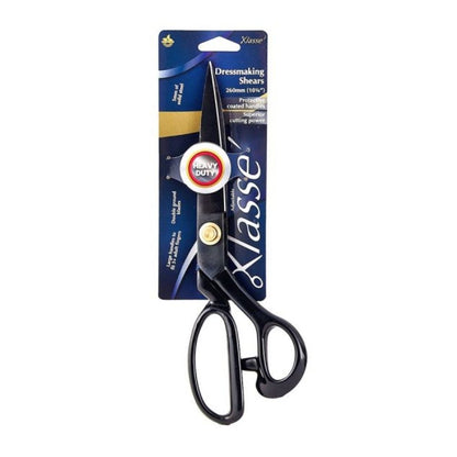 black metal fabric scissors