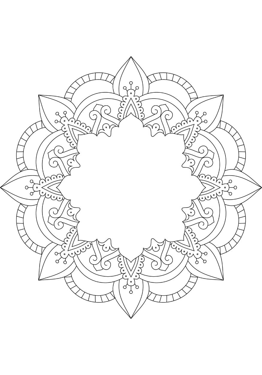 digital mandala pattern