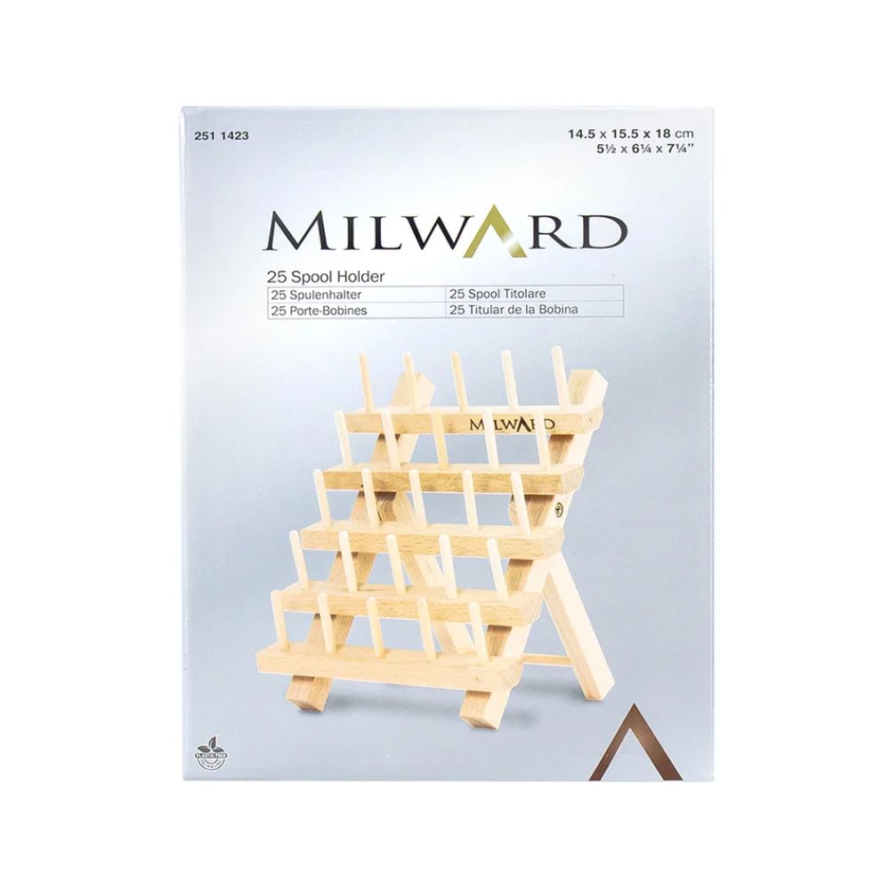 milward wooden thread spool rack