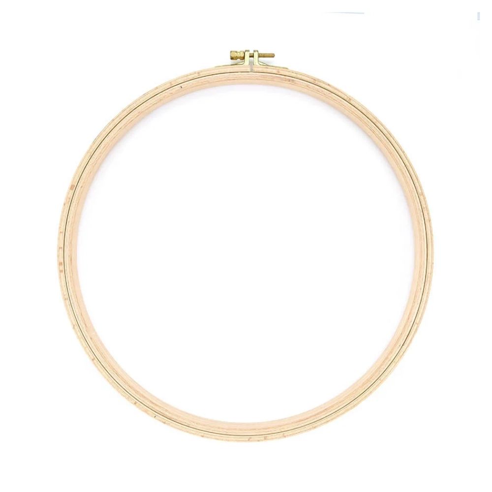 30cm wooden embroidery hoop nurge